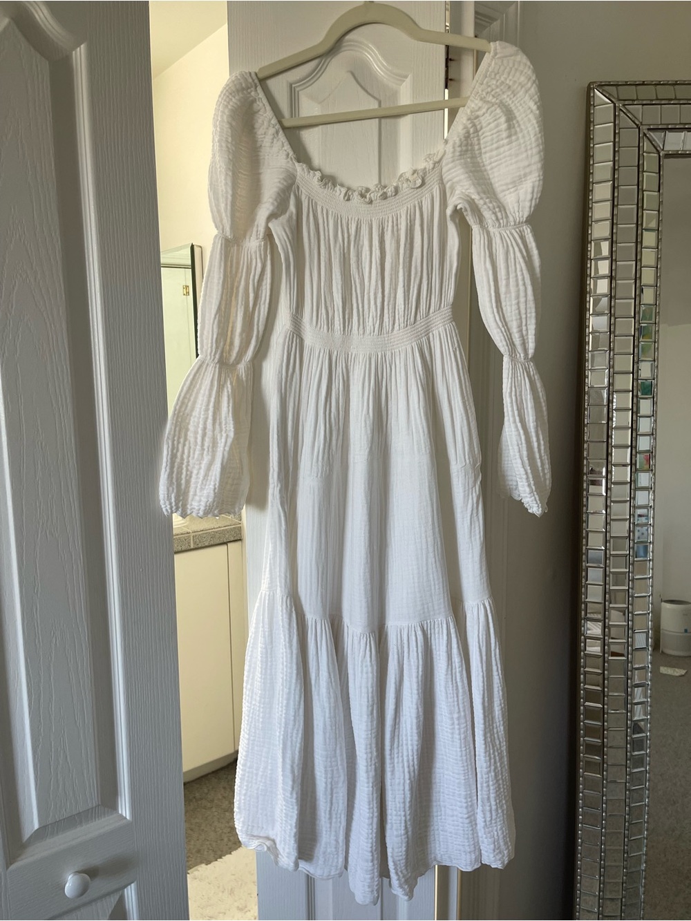 Nothing Fits But peasant midi dress